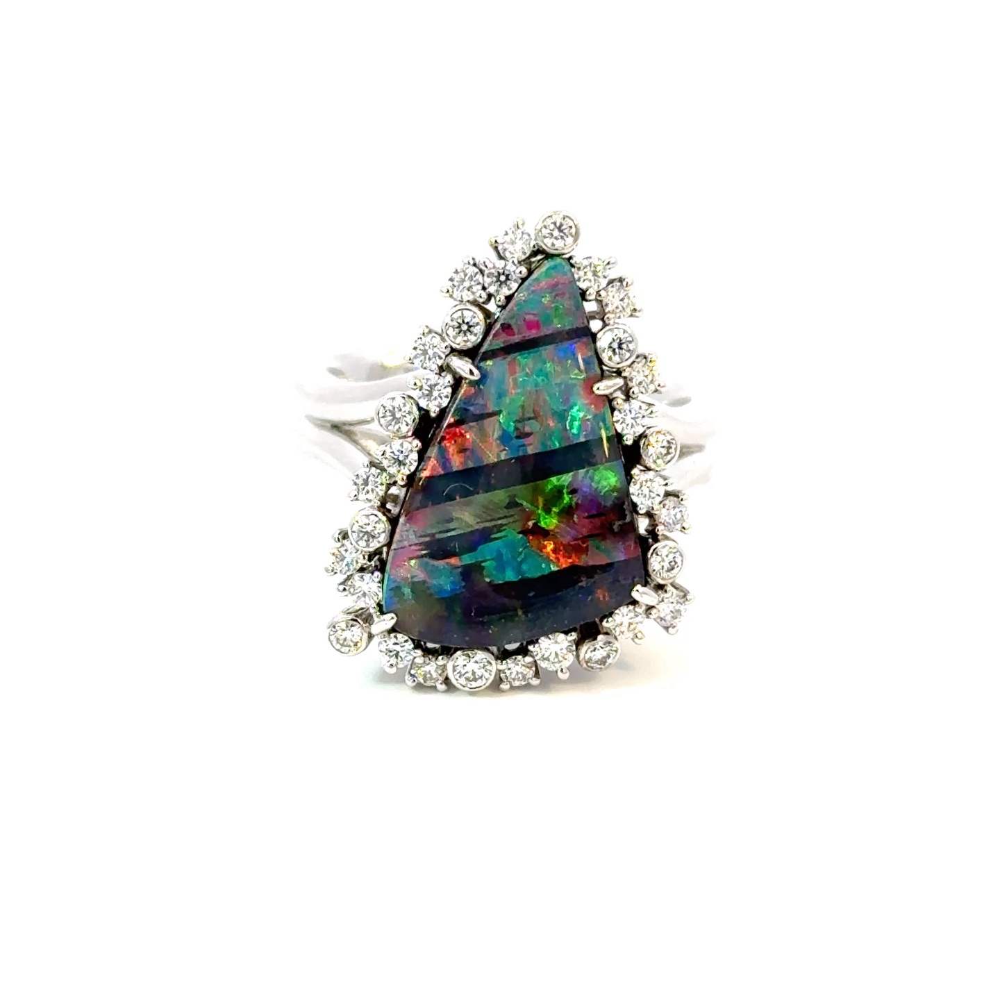 Boulder Opal リング
