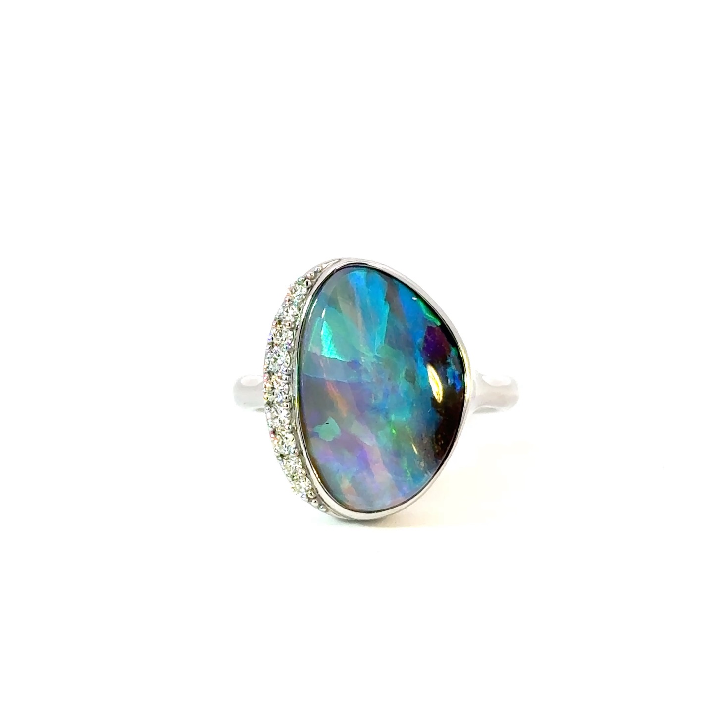 Boulder Opal リング