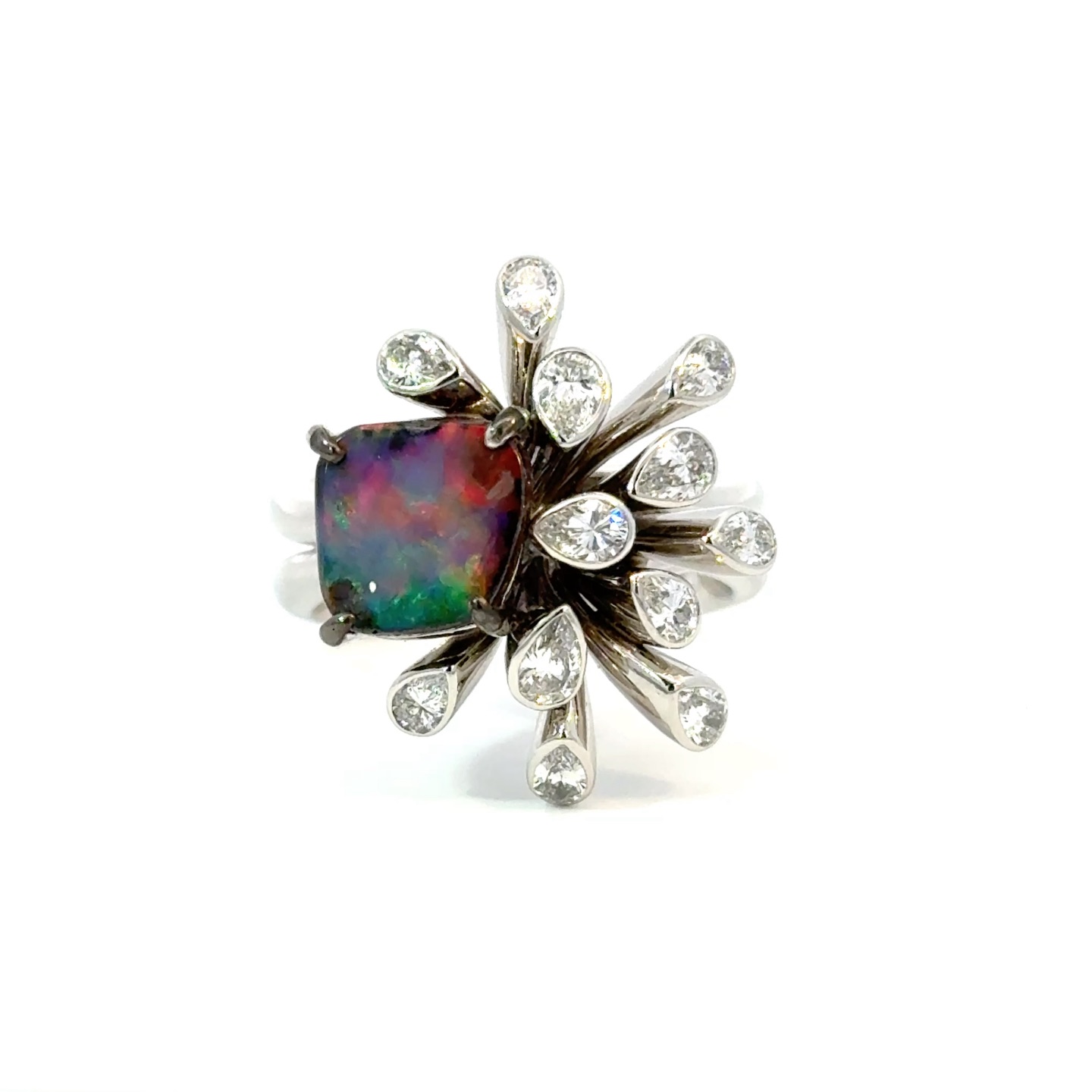 Boulder Opal リング